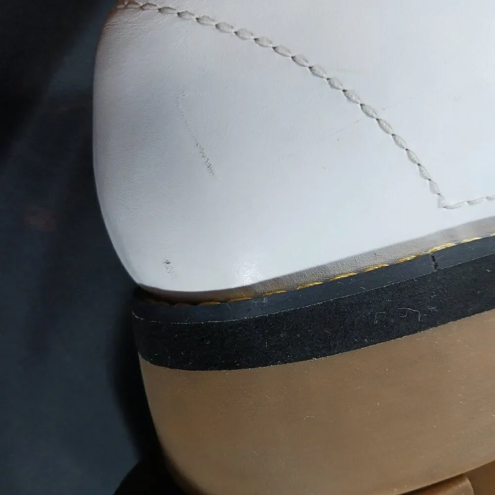 Alexander Wang Women's size 38 US size 7M White Platform Loafer Leather